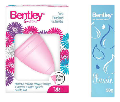 Copa Menstrual Talla L Bentley Certificada Reutilizable
