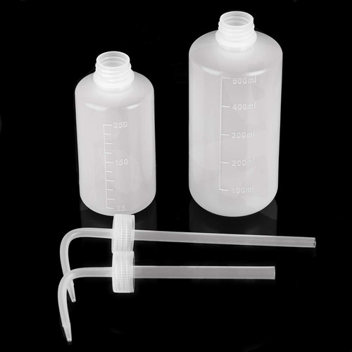 Botella De Riego Exprimible 250 Ml Y 500 Ml 2 Piezas