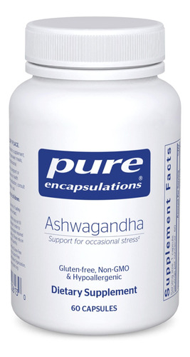 Pure Encapsulations Ashwagandha | Suplemento Para Soporte Ti