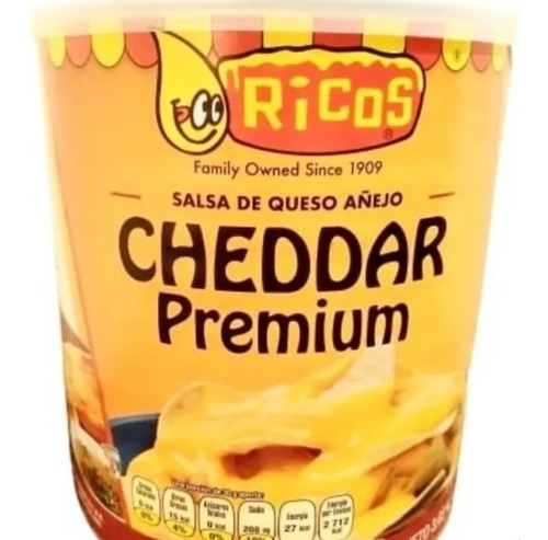 Queso En Lata Cheddar Ricos 9 K Para Nacho Pack