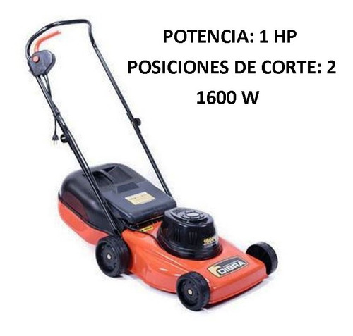 Cortadora Cesped Recolectora Dibra R45sr 1600w 1 Hp