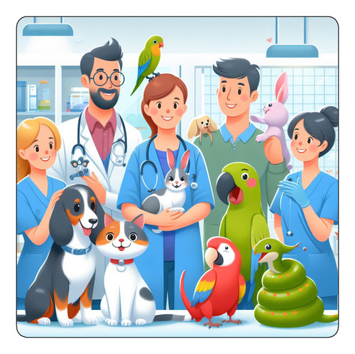 Mousepad Veterinaria Veterinario Doctor Salud