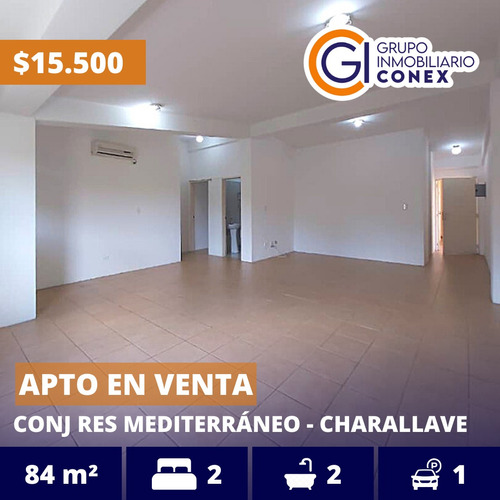 Se Vende Apartamento 84m2 2h/2b/1p Mediterráneo Charallave 4132