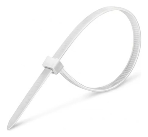 Abracadeira Nylon Branco 150x2,5mm Pacote Com 100 Unidades