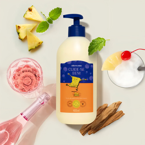 Kit Cuide-se Bem Bob Esponja Body Splash + Loção Corporal