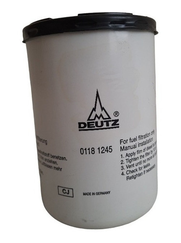 Filtro Combustible Rosca Original Deutz 0118-1245 Wix 33373