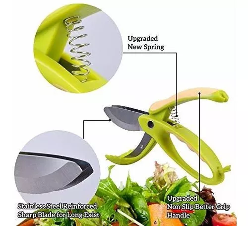 Toss and Chop Salad Tongs, Salad Chopper, Heavy Duty Kitchen Salad