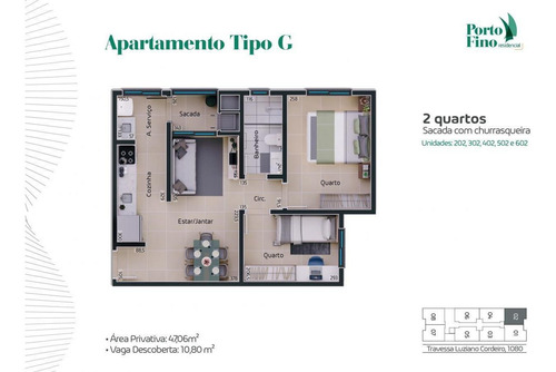 Imagem 11 de 15 de Apartamento Para Venda Em São José Dos Pinhais, Parque Da Fonte, 2 Dormitórios, 1 Banheiro, 1 Vaga - Sjp4004_1-1800185