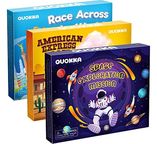 3x Set Juegos De Mesa De Aprendizaje Para Niños De 6 A 8 Año