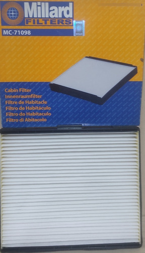 Filtro De Aire Acondicionado Tiburon 97-08 Elantra