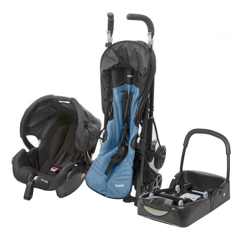 Carrinho De Bebê Travel System Safety 1st 8 Rodas 3 Posições