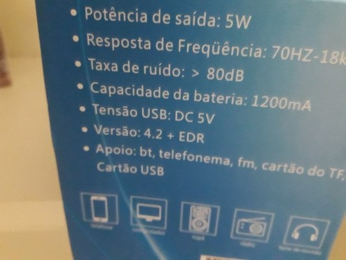 Imagem 3 de 3 de Caixinha De Som Ltomex
