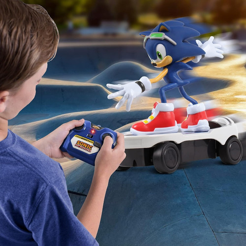 Sonic The Hedgehog Patineta A Control Remoto Rc Free Riders