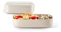 Comprar Lunchera Contenedor Para Viandas Individual Simple Pettish Color Piedra