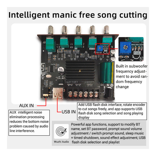 Placa Amplificadora De Audio Tws Bluetooth 2.1 Sound Channel