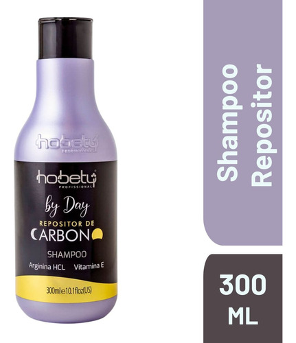 Shampoo Repositor De Carbono Hobety 300ml - Cuidado Capilar