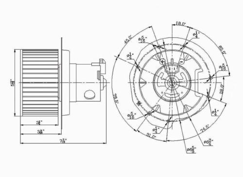 Motor Calefaccion Ford Bronco 5.8l 351cu. In. V8 87-96