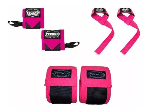 W1 Lifting Straps - Muñequeras - Rosa - Unisex