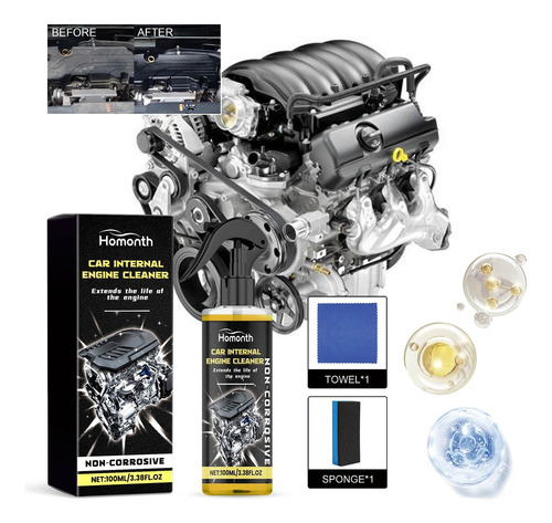 Limpiador De Motores De Automóviles Detergente Efectivo Para