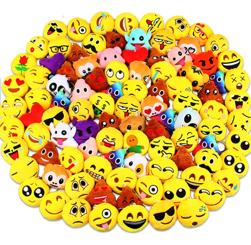 Llavero Party Favors Dreampark Con Emoticonos, Paquete De 10