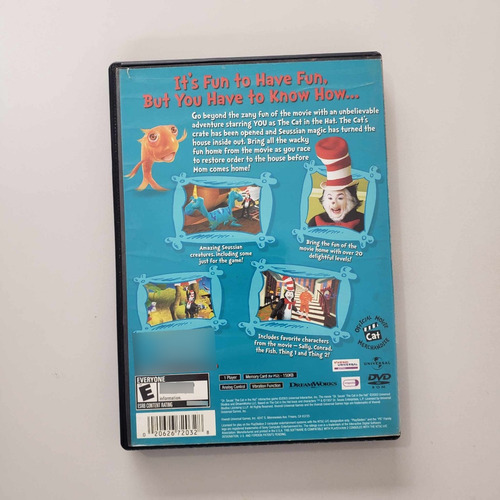 Cat In The Hat Original Playstation 2 Ps2 (Usado)