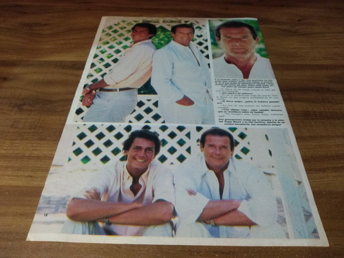 (a289) Roger Moore * Clippings Revista 2 Pgs * 1986 (Usado)