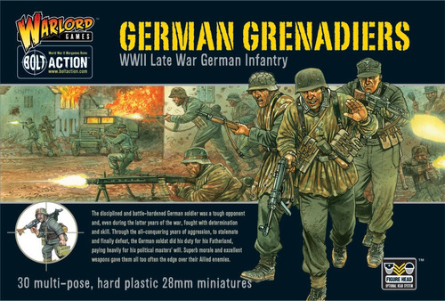 Action Granaderos Alemanes Infantería Guerra Tardía 56 Wwii