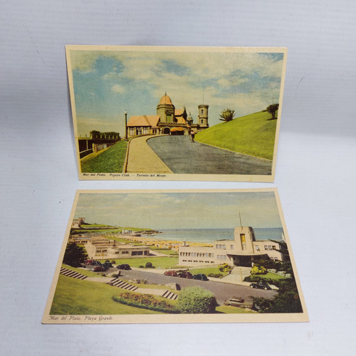 Antiguas Postales Mar Del Plata 1940/58 Lote X 10 Mag 64696 (Usado)