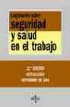 Libro Legislacion Sobre Segur Y Salud Trab 12ª De Vvaa Tecno