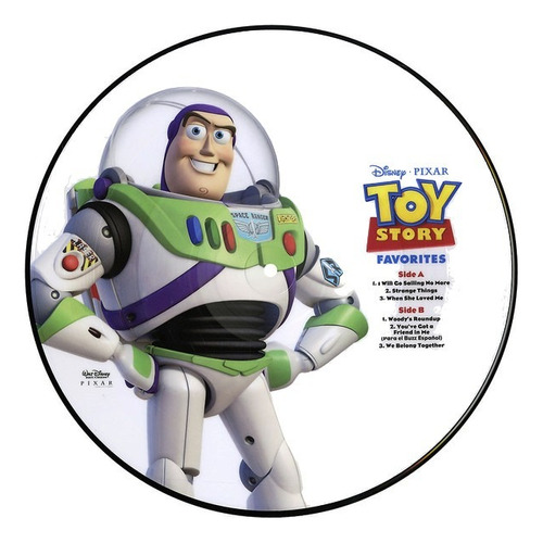 Toy Story Favorites Vinilo Lp Picture Disc