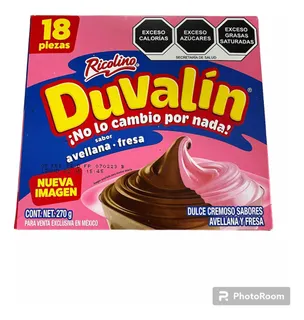 Duvalin Avellana-fresa 18pz