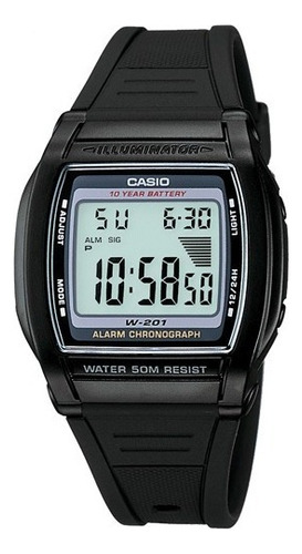 Reloj Casio Digital 10y W201-1av Unisex E-watch