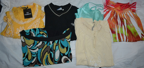 Lote 6 Prendas Ropa De Mujer Verano Talle L Reebok - Cassin