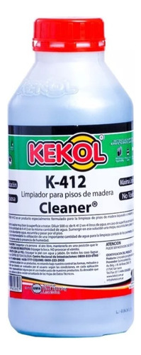 Limpiador Para Piso De Madera K-412 1 Litro Kekol 