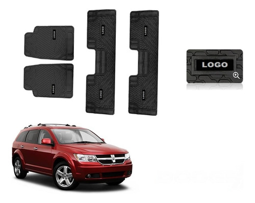 Tapetes 3 Filas Big Truck Logo Dodge Journey 2007 A 2020