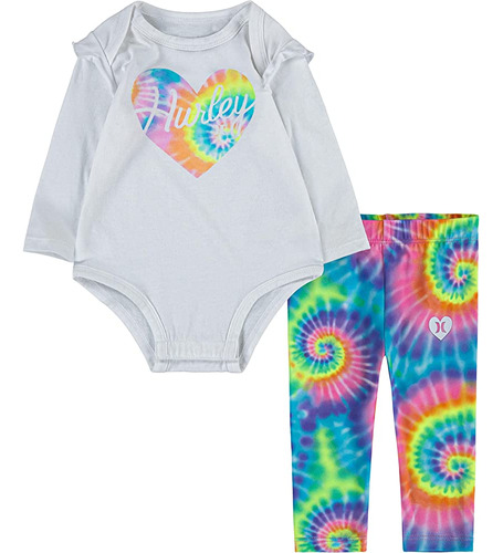 Traje De Manga Larga De Hurley Baby Girls Y Leggings Conjunt