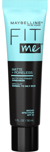 Prebase De Maquillaje Maybelline Fit Me Matte And Poreless