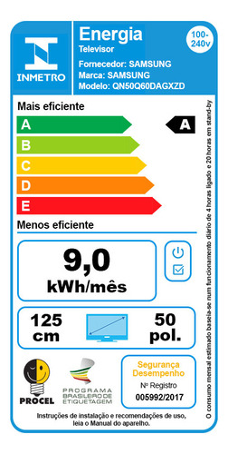 Samsung Smart Tv 55 Polegadas Qled 4k Q60d 2024 Quantum Hdr