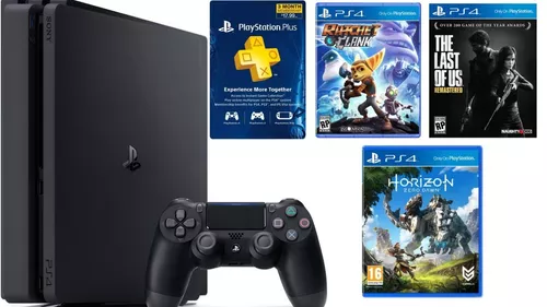 PS4 SONY 1 TERA + 3 JUEGOS + 3 MESES PSN