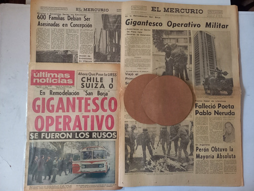 Periódicos 50 Años Del Golpe Militar De 1973.