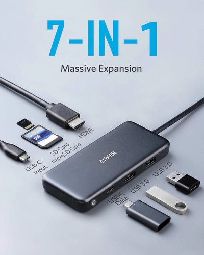 Hub Usb C Anker Powerexpand 7 En 1