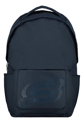 Backpack Skechers Unisex Skch7681nvy Color Azul Diseño de la tela Liso