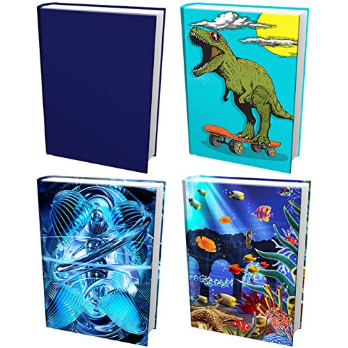 Easy Apply, Reusable Book Covers 4 Pk. Best Jumbo 9x11 ...