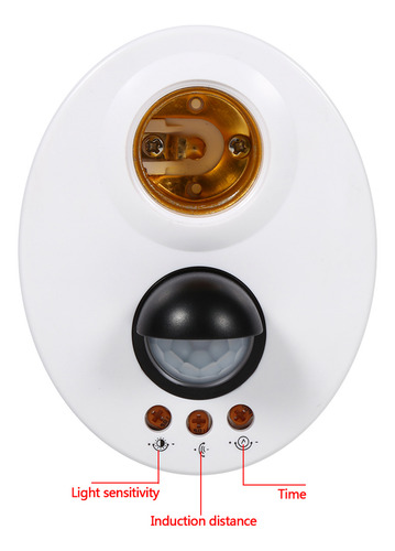 Enchufe De Luz Con Sensor De Movimiento E27 110-250v