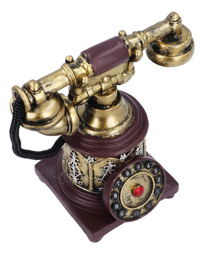 Decoração De Mesa: Modelo De Telefone Decorativo Retrô, Deco