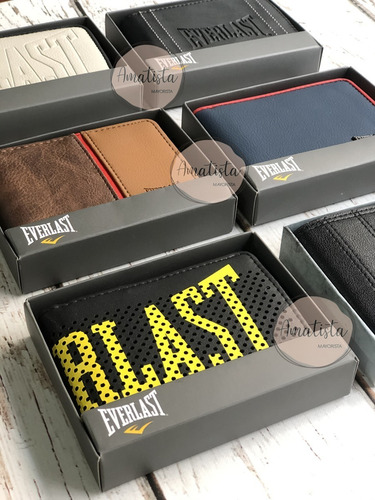Billetera Hombre Everlast Cuero Pu 100% Original 26282