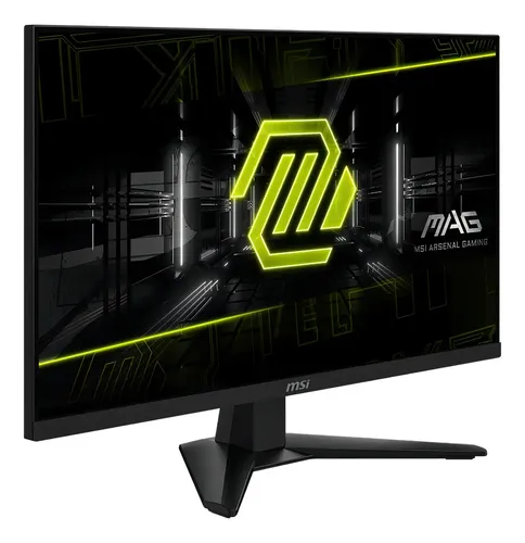 Monitor Gamer Msi Mag 27 Fhd Rapid Ips 0.5m 200hz, 101% Srgb Preto