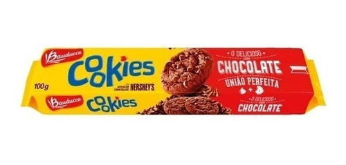 Imagem 1 de 1 de Cookies Chocolate Com Gotas De Chocolate Bauducco 100g