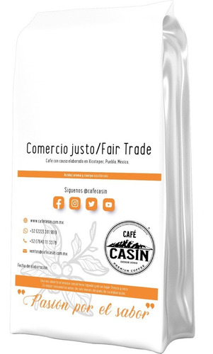 Imagen 3 de 3 de Café Tostado Y Molido By Casin - Present Americano 500 Gr