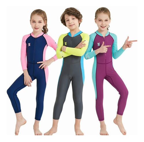 Conjunto De Traje De Baño For Niños, Buceo, Natación, Surf.